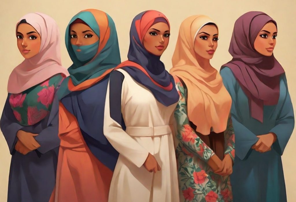 group of brave and courageous women from different countries standing together