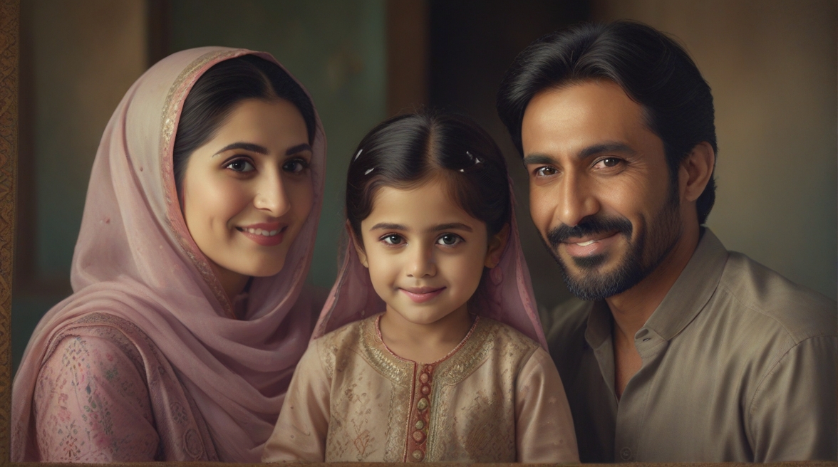 heartwarming family scene depicting the profound parenting journey