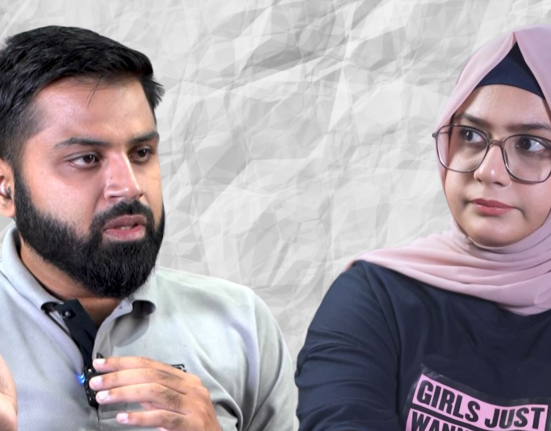 Young couple navigating modern relationships